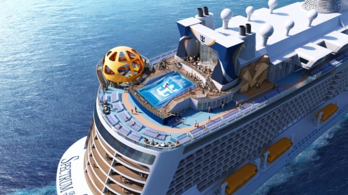 Das Sky Pad am Heck der Spectrum of the Seas. Grafik: Royal Caribbean