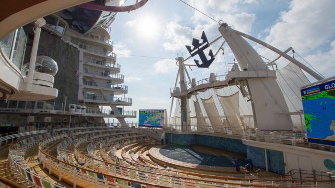 Das Aqua Theater der Symphony of the Seas