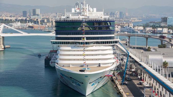 Norwegian Epic in Barcelona