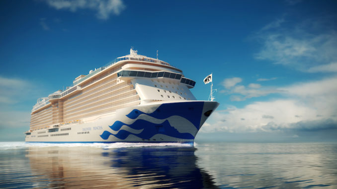 Das sechste Schiff der Royal-Klasse heißt Discovery Princess. Grafik: Princess Cruises