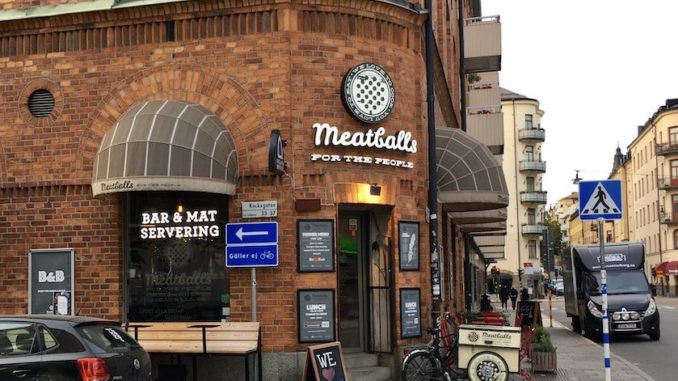 Das Meatballs for the People in Stockholm